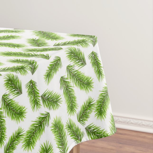 Feuilles de pin sur nappes blanches (In Situ)