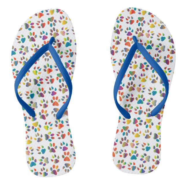 Feuilles de tongs colorées pour chiens (Semelle)