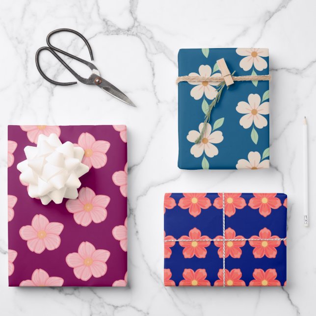 Feuilles d'emballage floral (Recto)