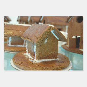 feuilles d'emballage maison en pain d'épices