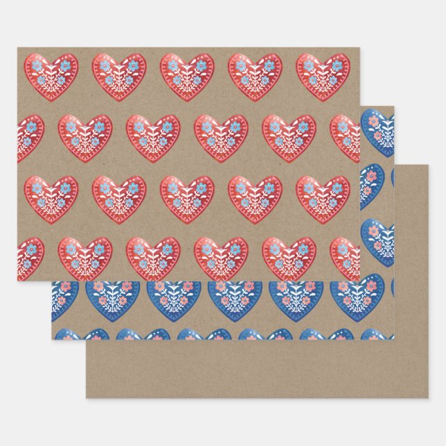 Feuilles d'enveloppement cardiaque scandinave (Lot)