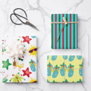 Feuilles d'enveloppement de vacances sur l'île, Ma