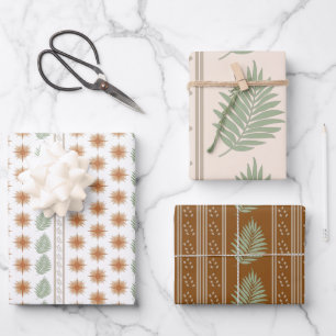 Feuilles d'enveloppes Boho Geo Botanical