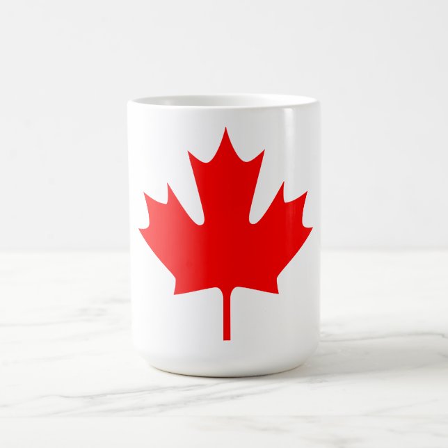feuilles d'érable colorés - tasses (Centre)