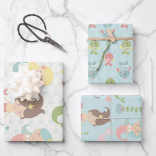 Feuilles en papier à thème Mermaid Princess