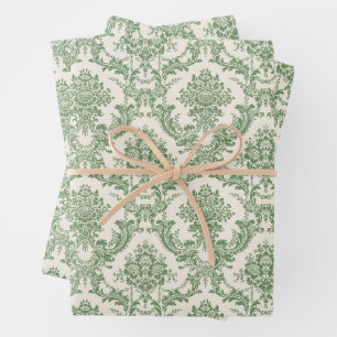 Feuilles en papier d'enveloppement de Damas de Noë