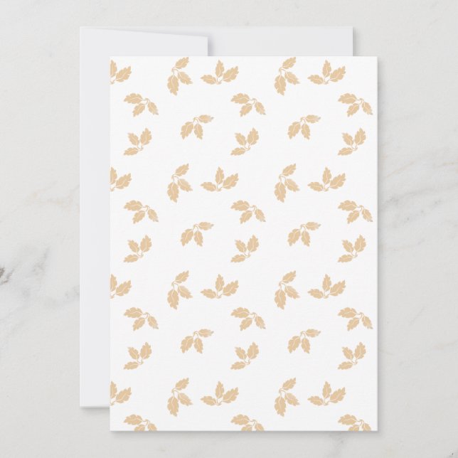 Feuilles en papier tan (Devant)