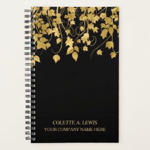 Feuilles Gold de luxe en noir
