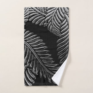 Feuilles noirs et blancs