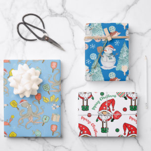 Feuilles papier d'enveloppement de Noël Pickleba