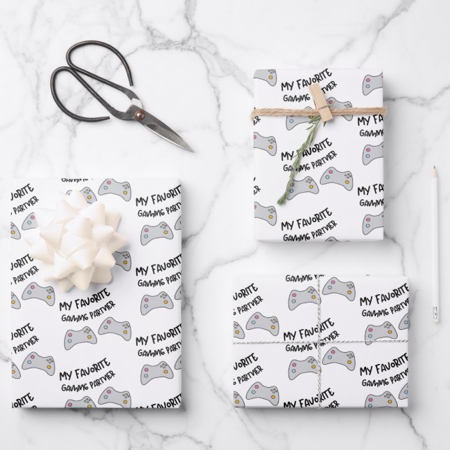 Feuilles papier d'enveloppement de partenaire de j (Recto)