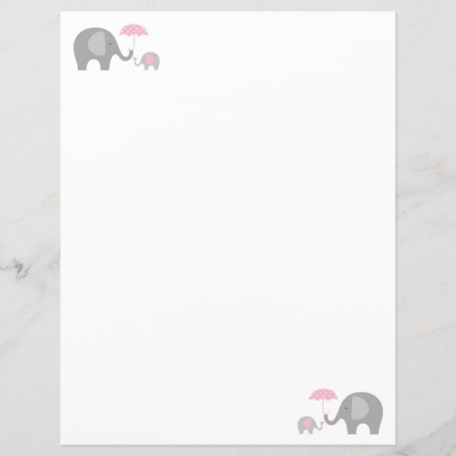 Feuilles papier - Mère et bébé (Devant)