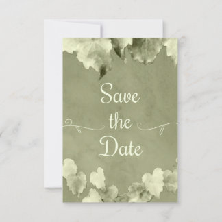 Feuilles Rustiques Enregistrer La Date
