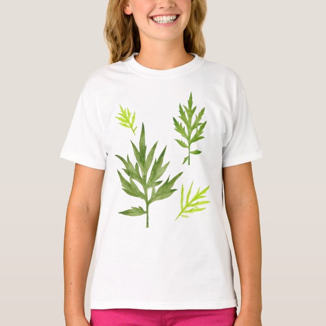 Feuilles sauvages en T-shirt (Devant)