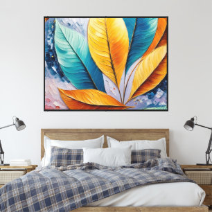 Feuilles Skyfire Impression Abstraite céleste
