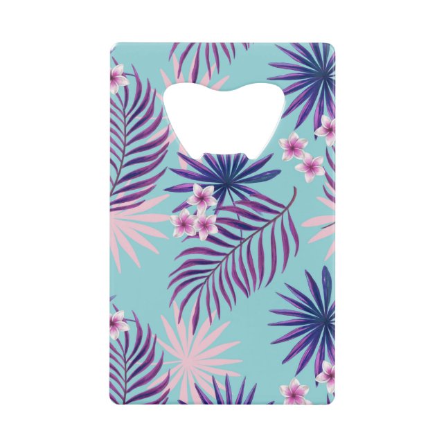Feuilles tropicaux et fleurs 2 (Devant)