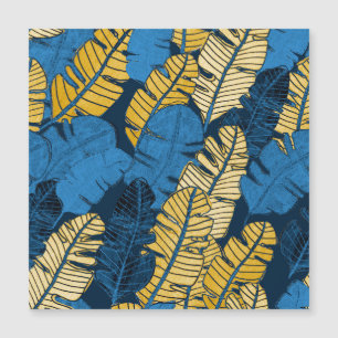 Feuilles tropicaux tirés à la main : sans couture