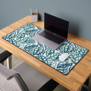 Feuilles tropicaux Turquoises bleus