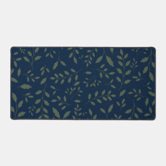 Feuilles vert sauge lunatique motif marine
