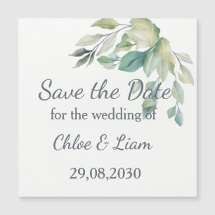 Feuilles Vert Sauge Simplicité Végétale Mariage