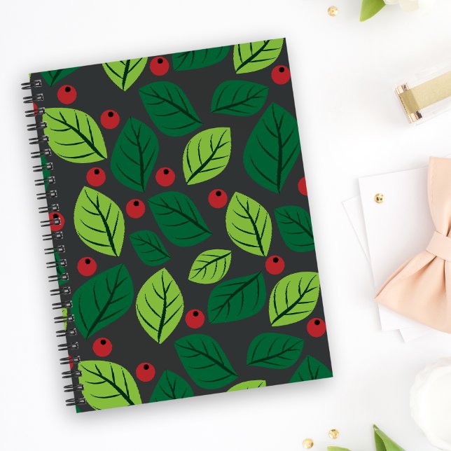 Feuilles verts, Berries Rouges, Motif Des Feuilles (Créateur téléchargé)