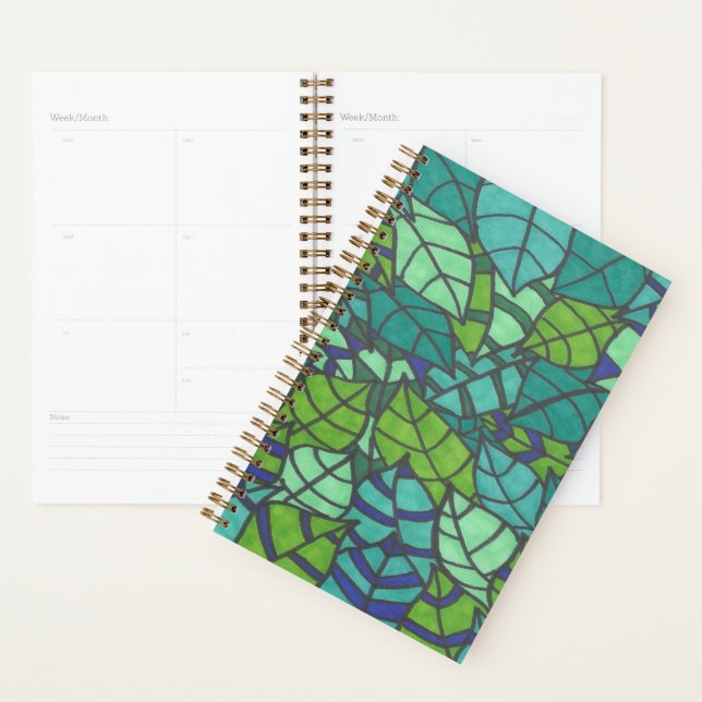Feuilles verts tropicaux  (Devant avec enveloppe)