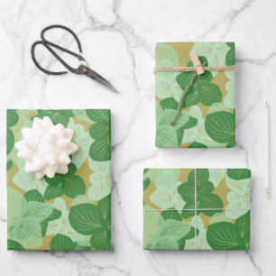 Feuilles verts tropicaux