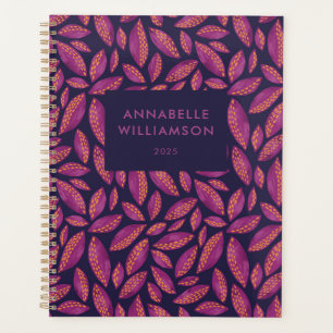 Feuilles violettes d'automne