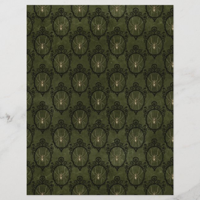 Feuillet papier à papier pour album gothique éffra (Devant)