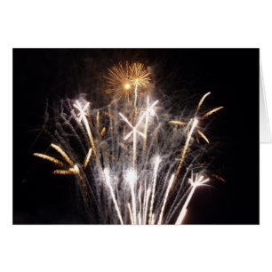 Feux d'artifice blancs et or II Célébration patrio