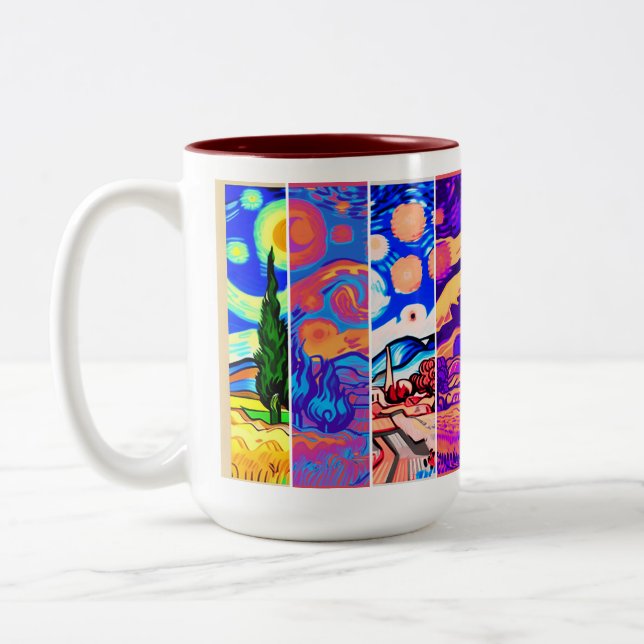 feux d'artifice Mugs de voyage Tumnblings thermiqu (Gauche)