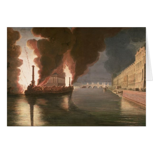 Feux d'artifice sur la Seine (Devant horizontal)