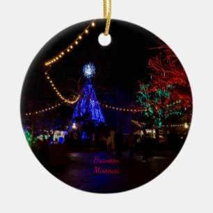 Feux de Noël Galore Ornement en céramique