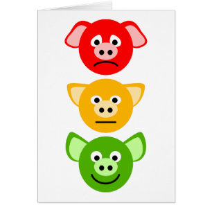 Feux de signalisation de porc