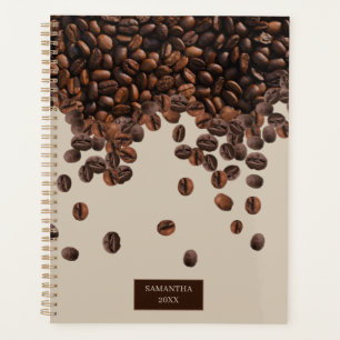 Fèves de café Nom personnalisé Mois