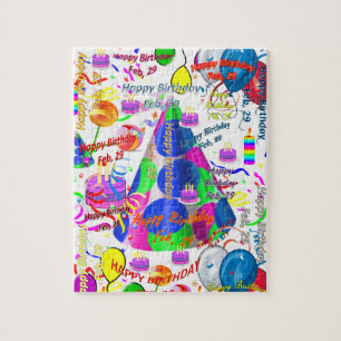 Février, 29 Anniversaire Jigsaw Puzzle