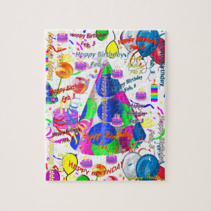 Février 3 Anniversaire Jigsaw Puzzle
