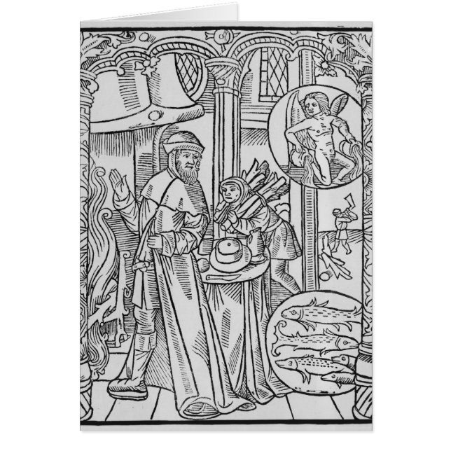 Février, scène intérieure, Verseau (Devant)