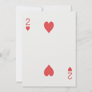 Fiançailles 2 de Coeurs Jeu Carte Las Vegas