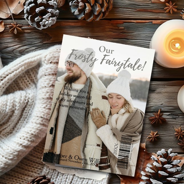 Fiançailles de couverture du Magazine Christmas (Christmas Magazine Cover Engagement Announcement)