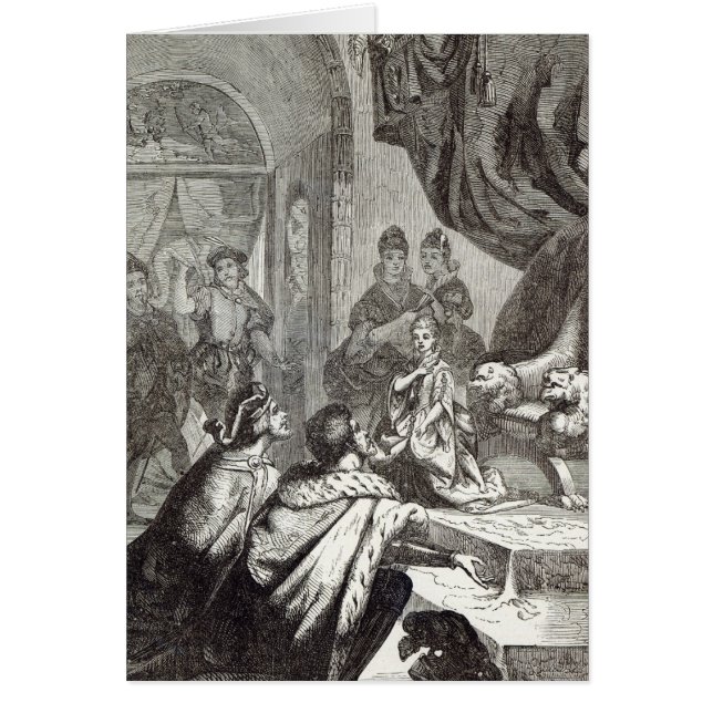 Fiançailles de la princesse française à Richard II (Devant)