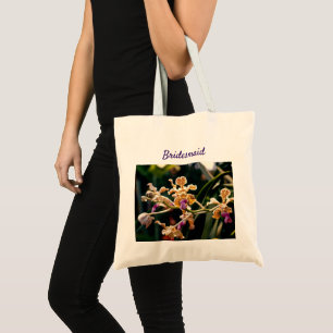 Fiançailles mariage Sac fourre-tout orchidée Bride
