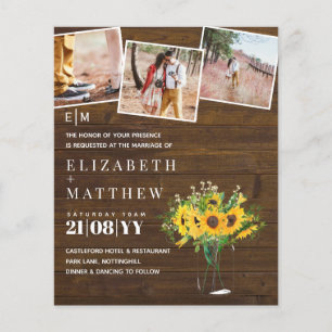 Fiançailles Photo Rustic Tournesol Mariage Savedat