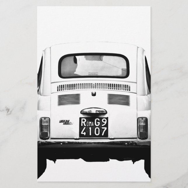 Fiat 500 à Rome, Italie. (Devant)