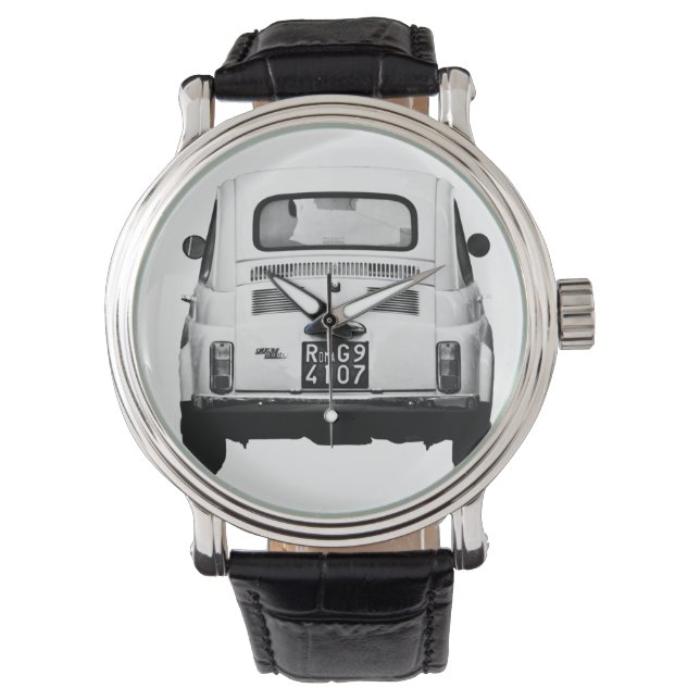 Fiat 500 Cinquecento à Rome, Italie, montre (devant)