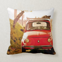 Fiat 500 en Italie, coussin classique de voiture