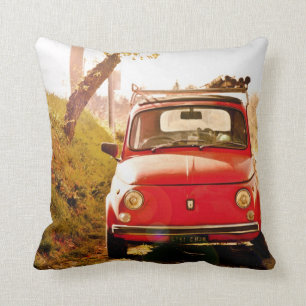 Fiat 500 en Italie, coussin classique de voiture