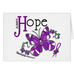 Fibromyalgie de papillon en verre souillé