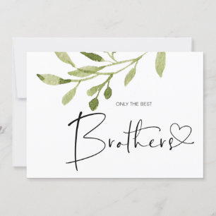 Fiche de Faire-part pour bébés du frère de la gros