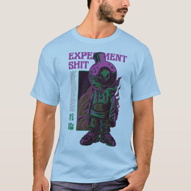 Fiche d'expérience - T-shirt de déclaration en gra (Devant)